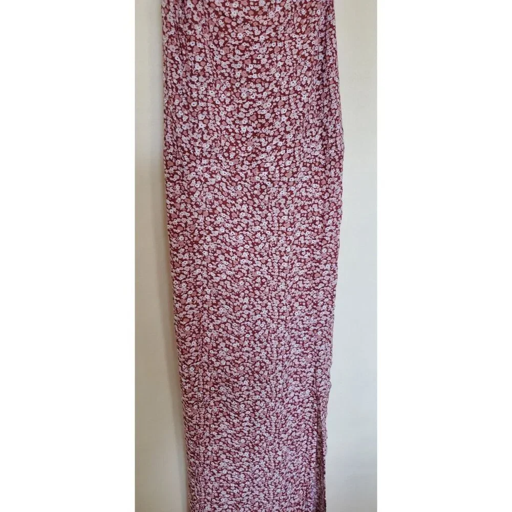 Aeropostale Floral Dress Spaghetti Straps Criss Cross Back Feminine Cottage Core